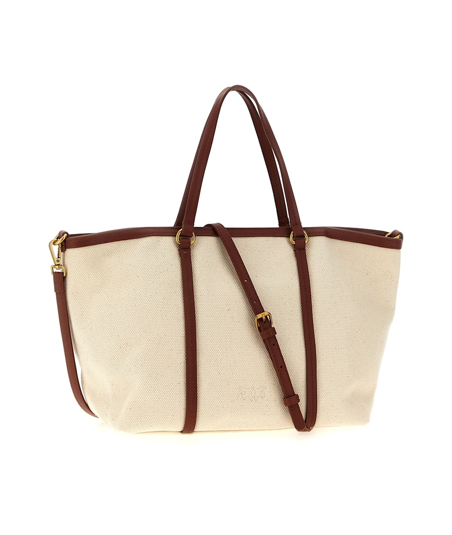 トートバッグ PINKO SS25 'Miranda' small shopping bag (104714A2G2 YL2Q) Pinko 'miranda' Small Shopping Bag | italist