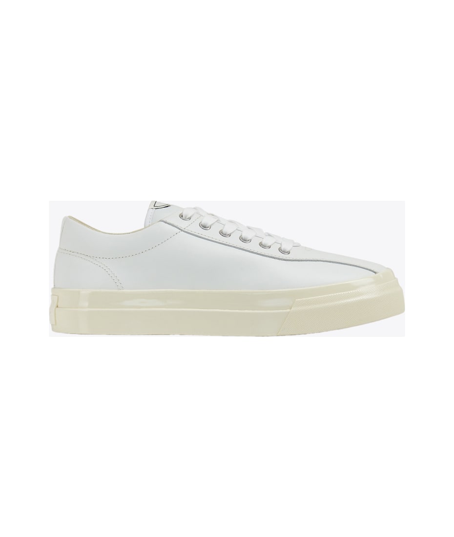 S.W.C Stepney Workers Club Dellow M Leather White leather low