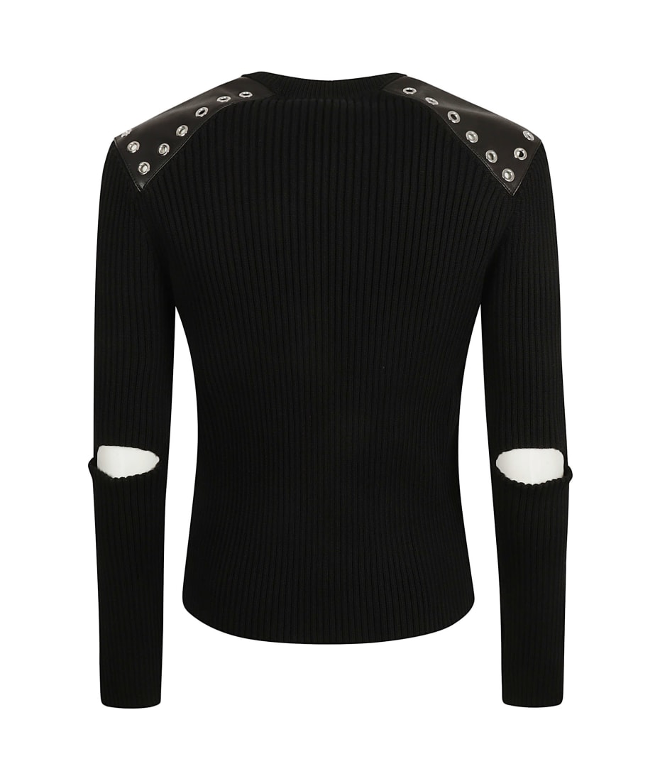 【送料&関税込】Alexander McQueen Studded Shoulder Sweater Alexander McQueen Studded Shoulder Sweater | italist, ALWAYS