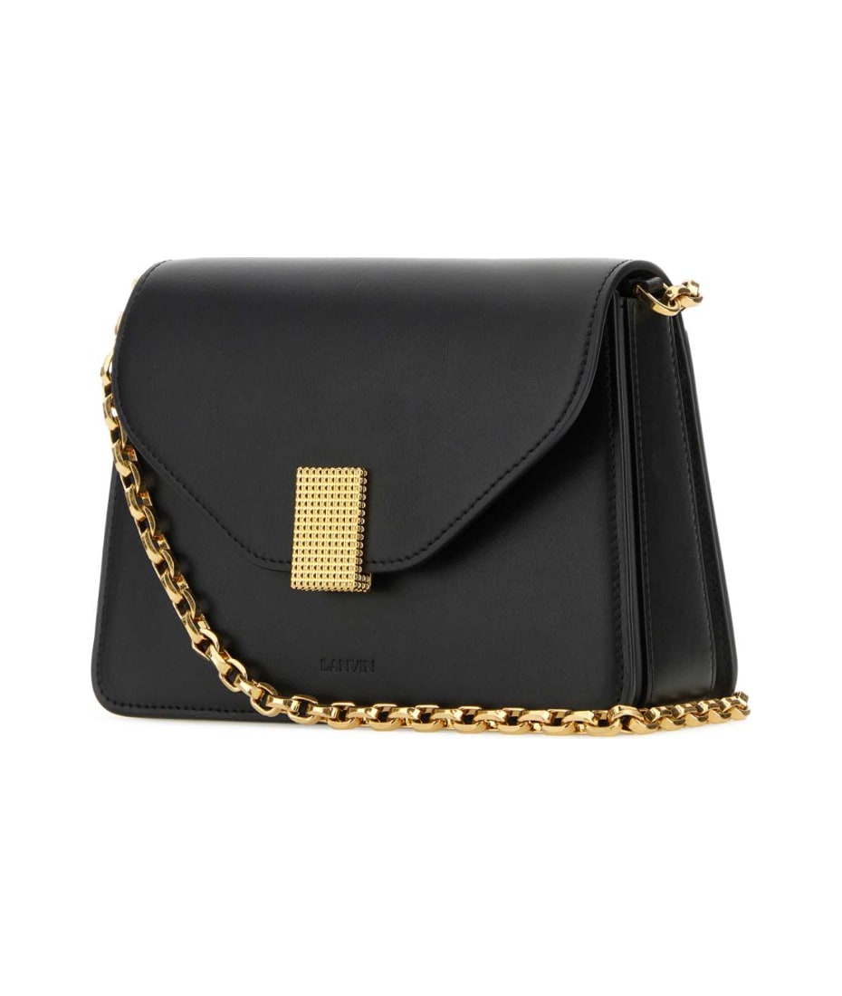 Lanvin Concerto Bag In Black Leather | italist