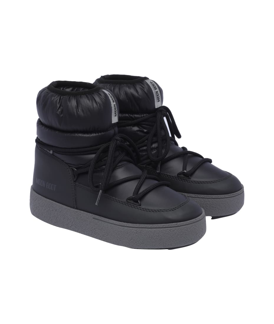 Moon Boot Ltrack Low Nylon WP Women Boots Black in size:40