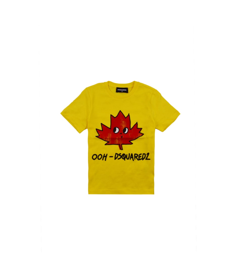 Dsquared2 Cotton T-shirt - Yellow