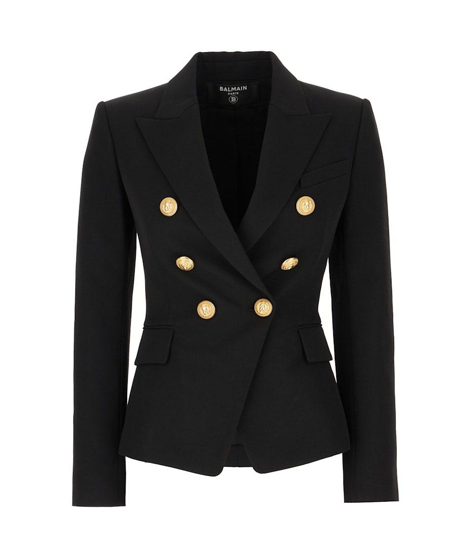 ジャケット BALMAIN BLACK WOOL BLAZER Balmain Black Wool Blazer | italist
