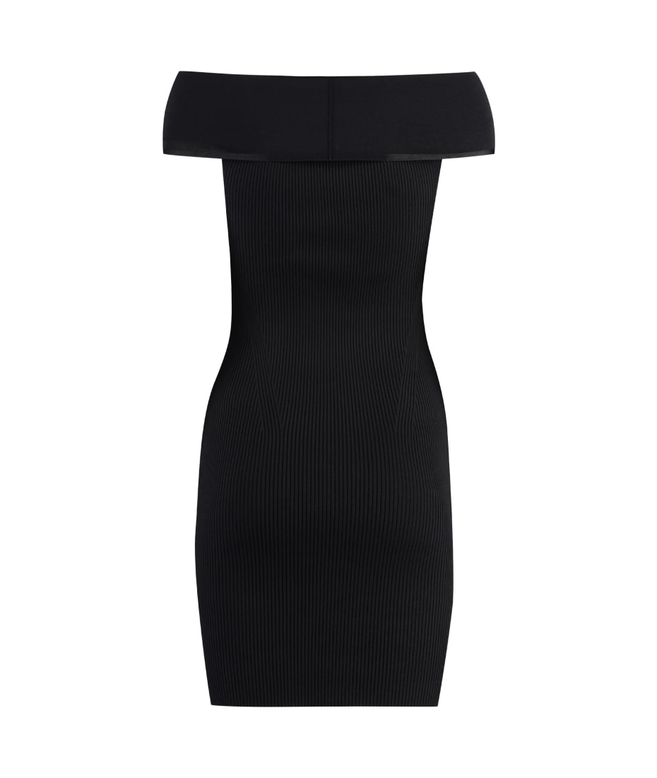 Pinko Off-shoulder Knitted Dress | italist