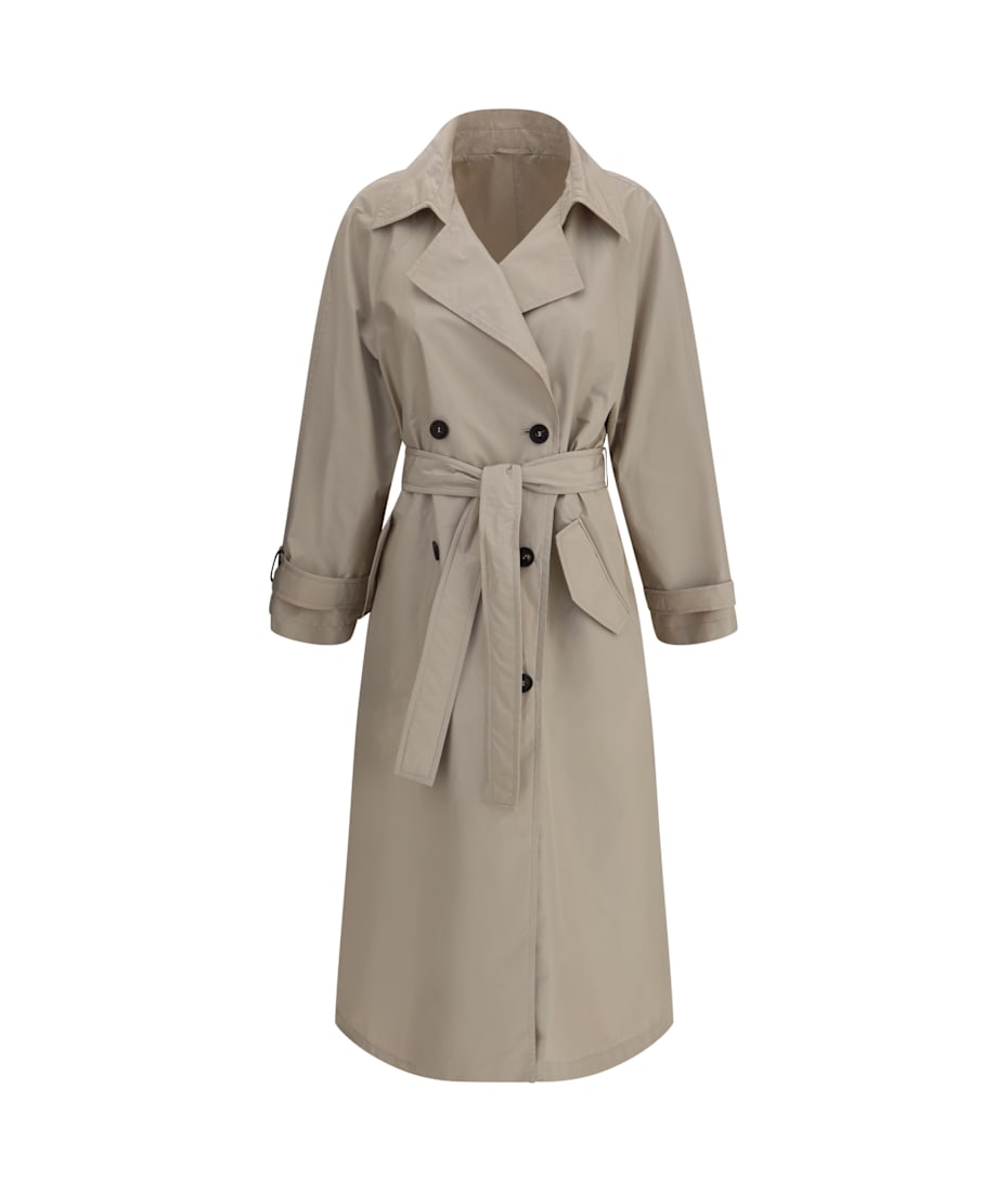 トレンチコート BRUNELLO CUCINELLI TRENCH COAT WITH JEWEL DETAIL Brunello Cucinelli Raincoat | italist