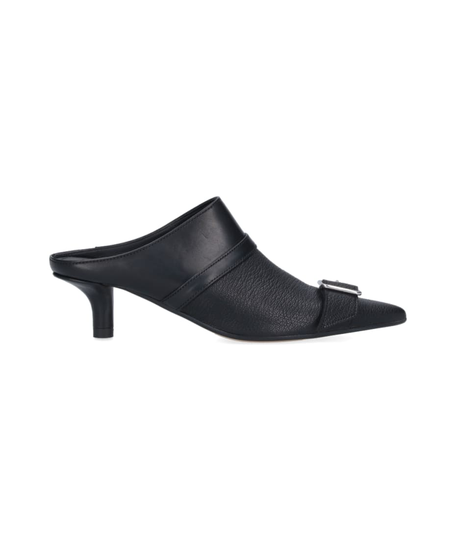 【送料&関税込】MM6 Maison Margiela Mules With Buckle MM6 Maison Margiela Mules With Buckle | italist