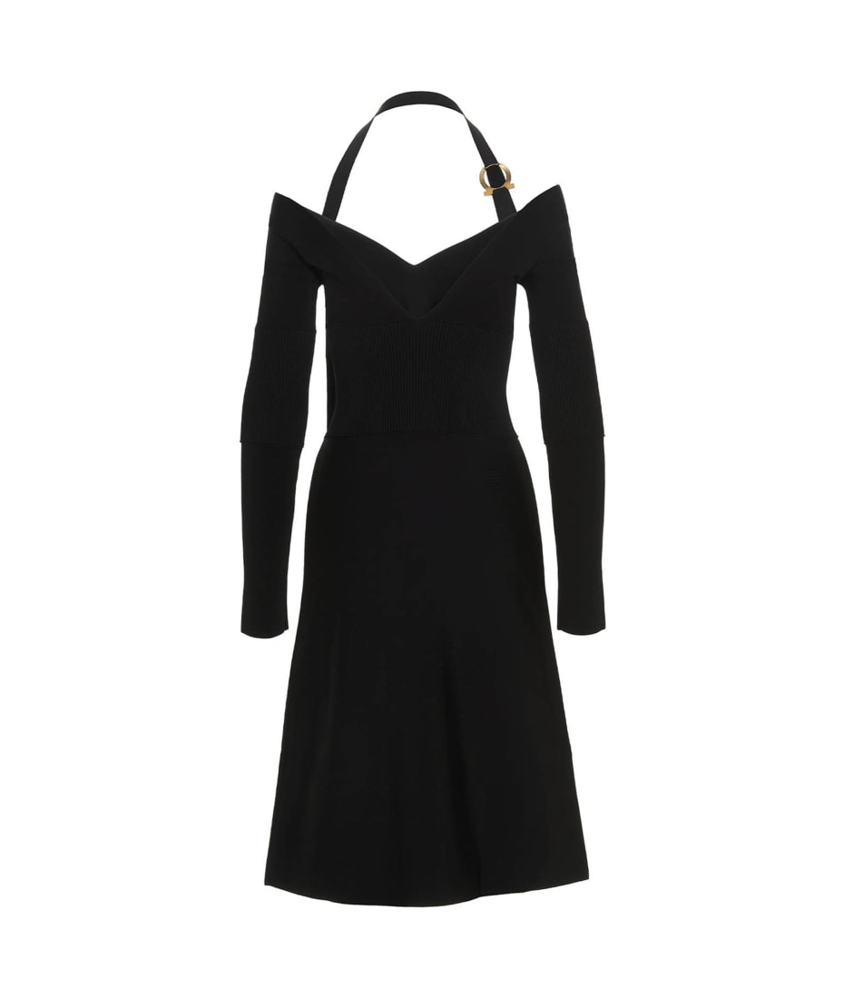 スカート FERRAGAMO 'Gancini' buckle dress Ferragamo 'gancini' Buckle Dress | italist