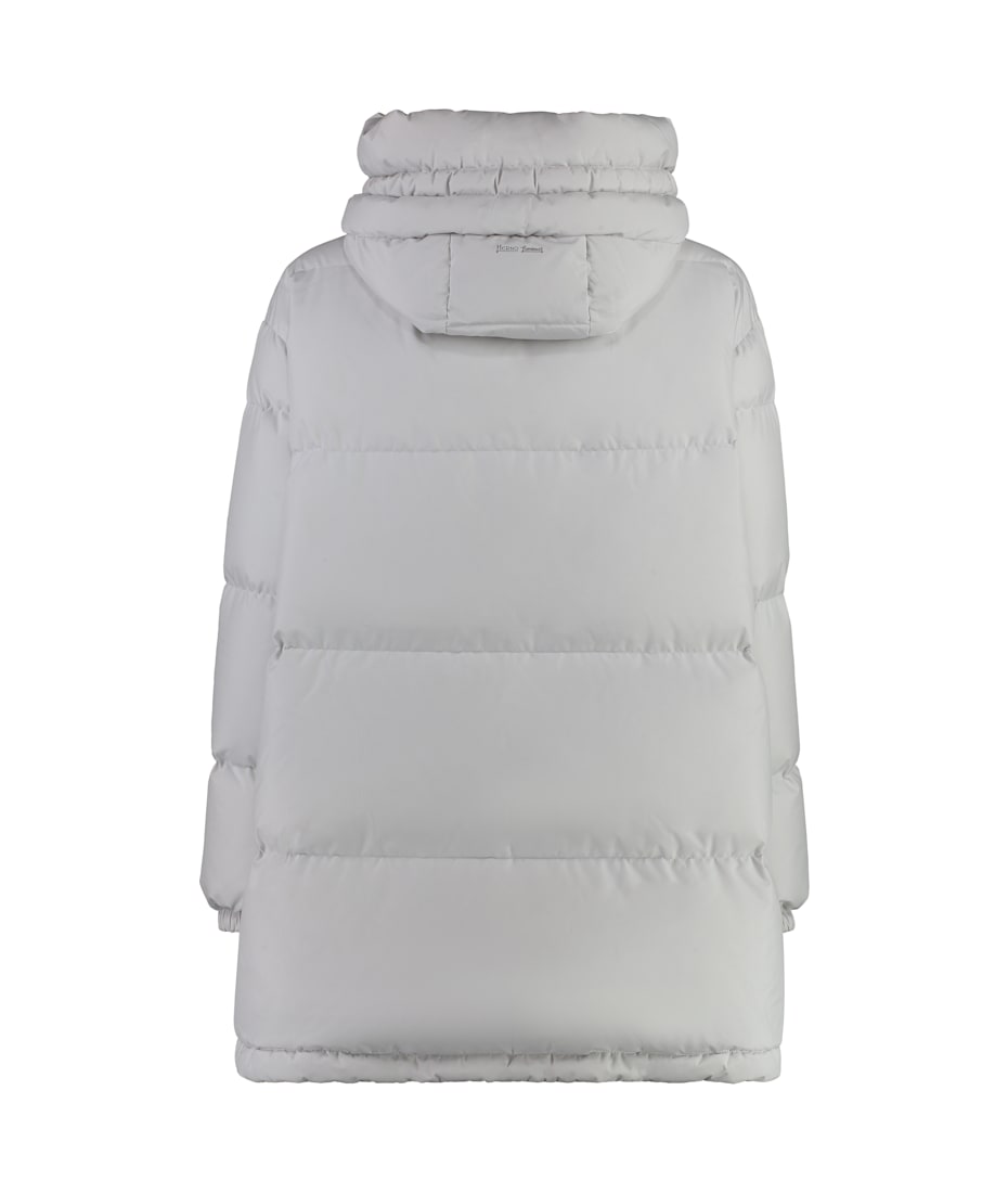Herno Hooded Full-zip Down Jacket | italist