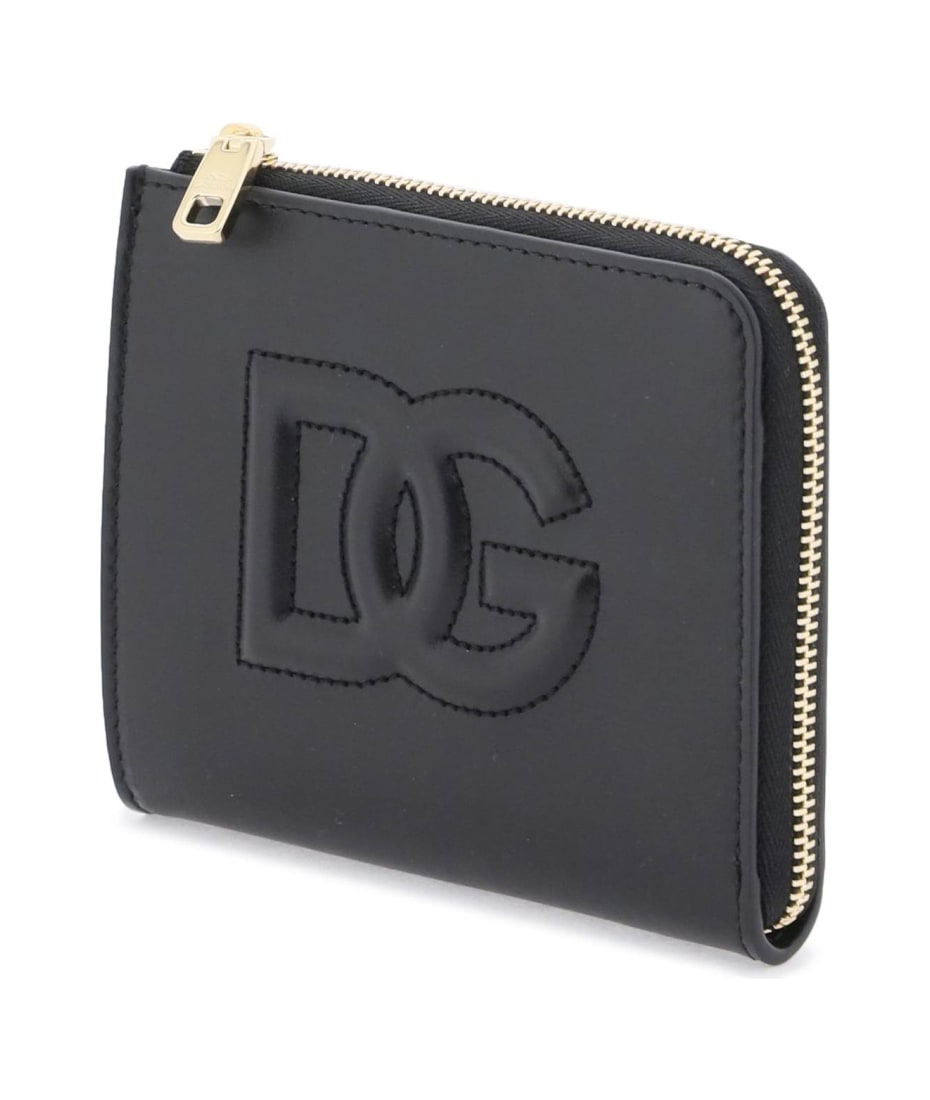 Dolce & Gabbana Dg Logo Embossed Card Holder - NERO (Black)