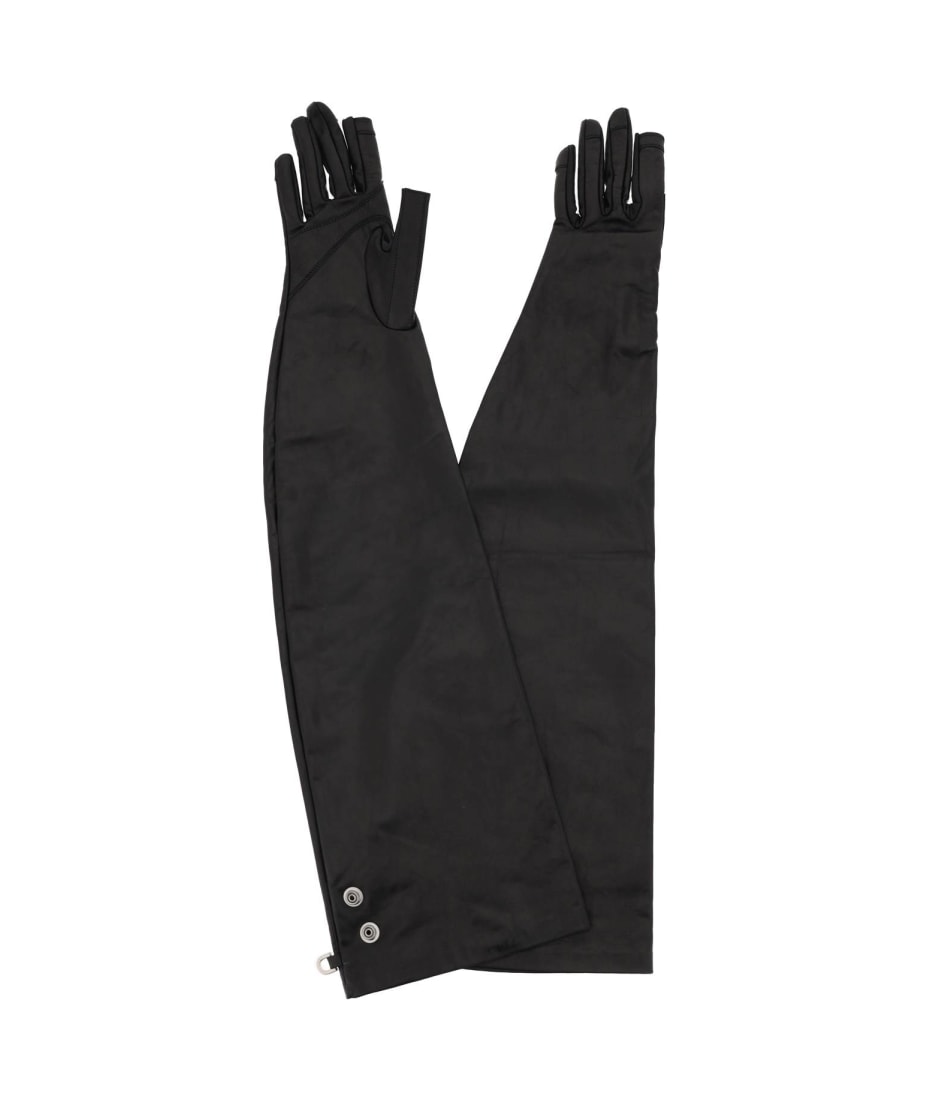 Rick Owens Long Leather Gloves | italist