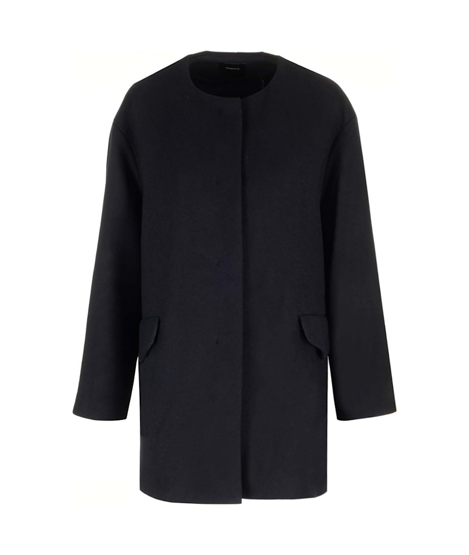 【Theory】 Recycled wool coat Theory Recycled Wool Coat | italist