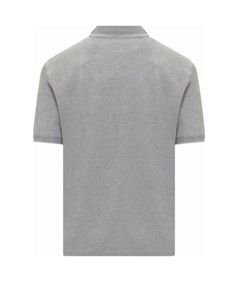 【関税＆送料込み】Brunello Cucinelli Cotton Piquet Polo T- Brunello Cucinelli Cotton Piqué Polo Shirt | Sendegaro US