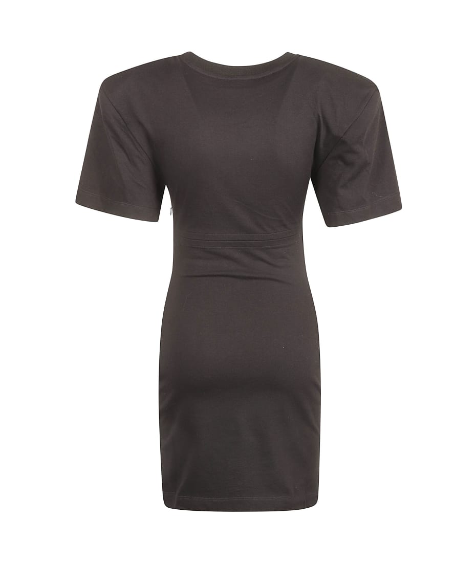 Nensi Dojaka Wide Shortsleeved T-shirt Dress - Black