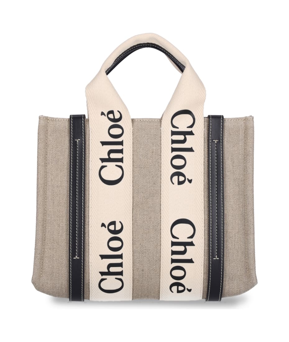 Chloe☆VIP☆ スモールWOODY TOTE BAG送関込！ Chloe☆VIP☆ スモールWOODY TOTE BAG送関込！ トートバッグ