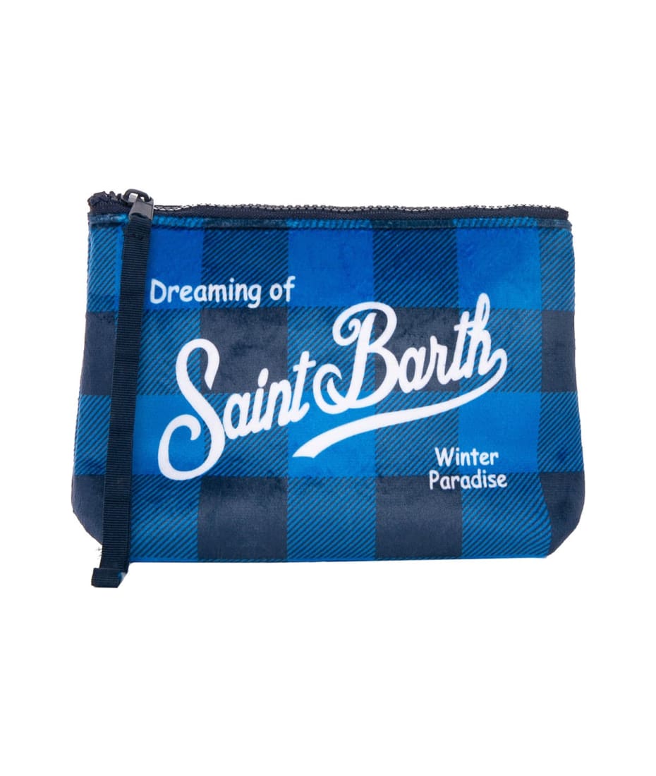 MC2 Saint Barth Aline Wooly Pochette With Check Print トラベル