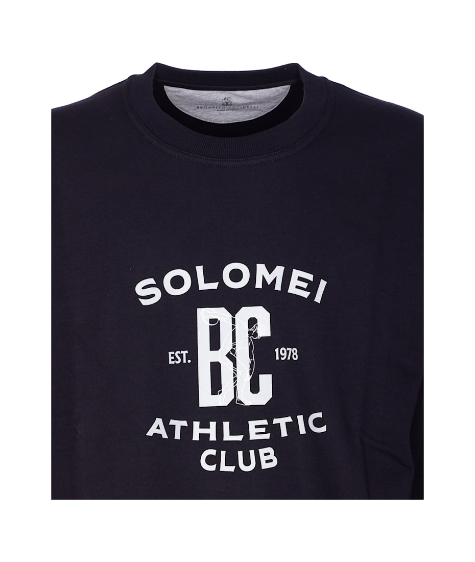 Brunello Cucinelli Maxi Print Logo Sweatshirt | italist