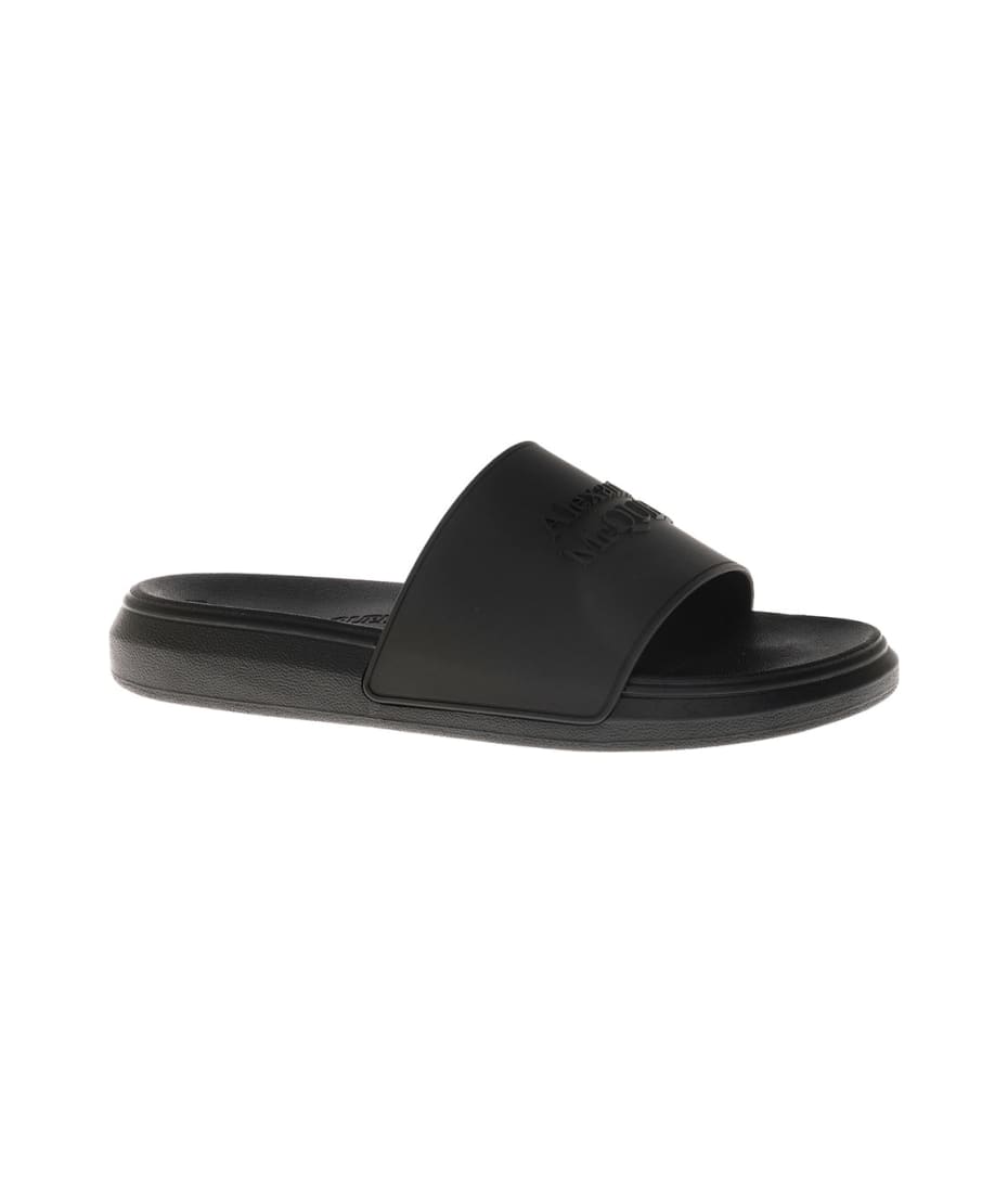 alexander mcqueen rubber sandals