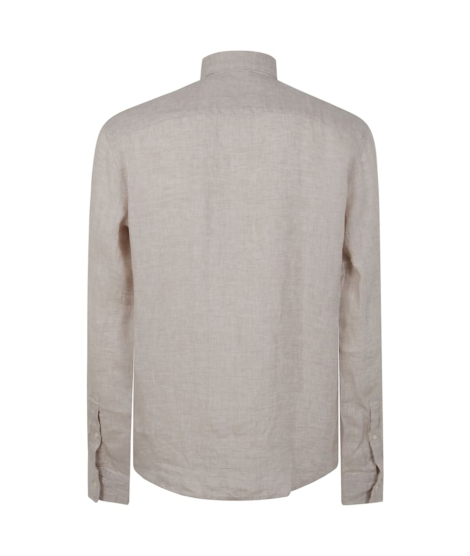 Tシャツ・カットソー Michael Kors LONG SLEEVES LINEN 2 POCKETS OVER SHIRT Linen Shirt | Michael Kors [US]