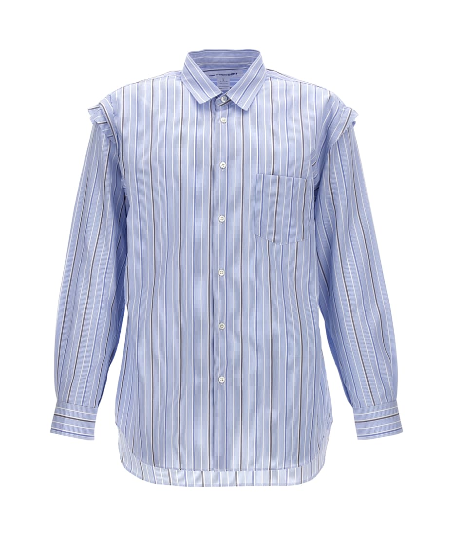 Comme des Garçons Unfinished Striped Shirt | italist, ALWAYS