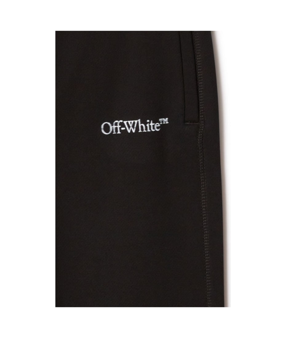 Off-White Bookish Bit Logo Sweatpant - Black Whit
