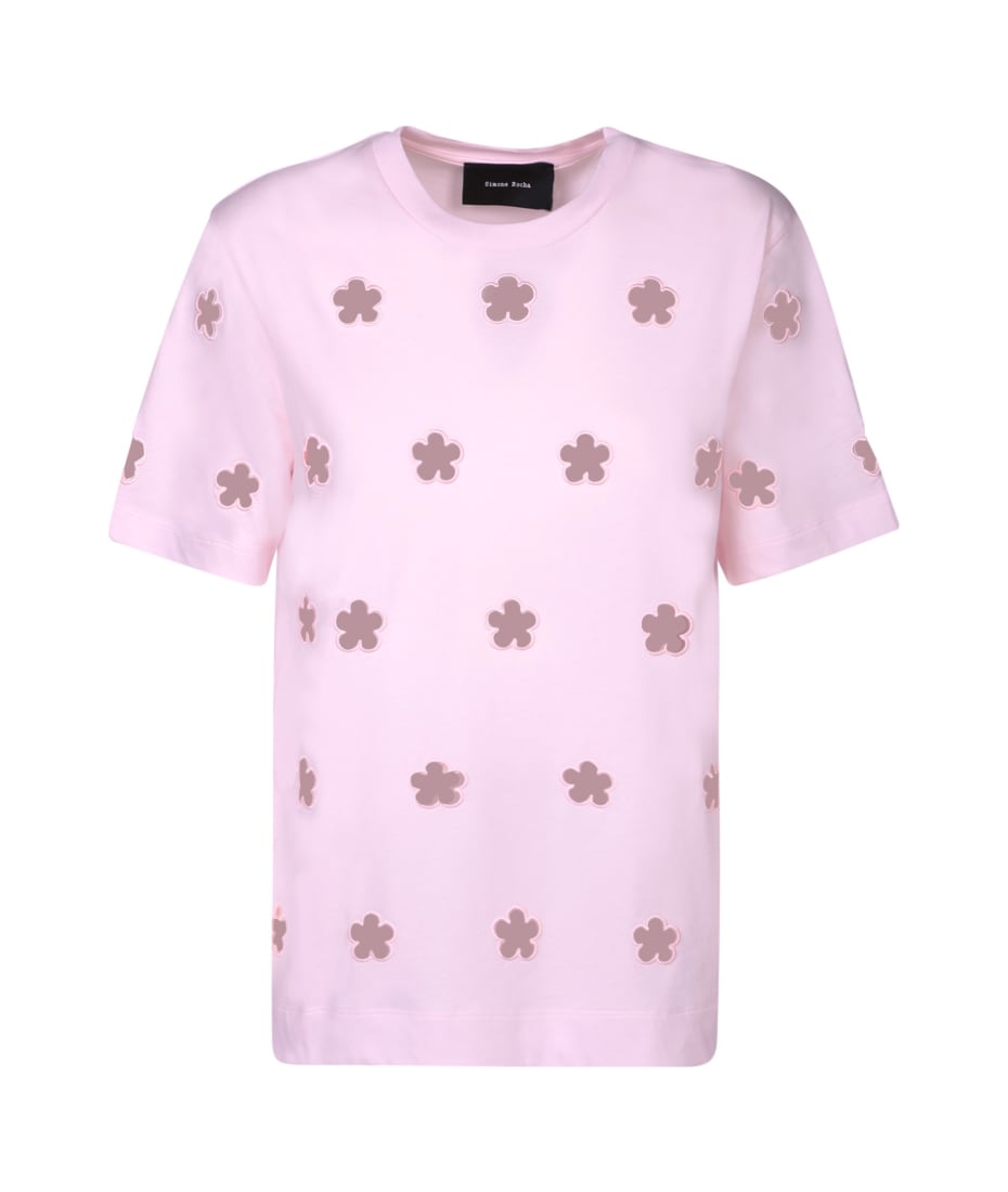 Simone Rocha Floral Cut-out T-shirt italist