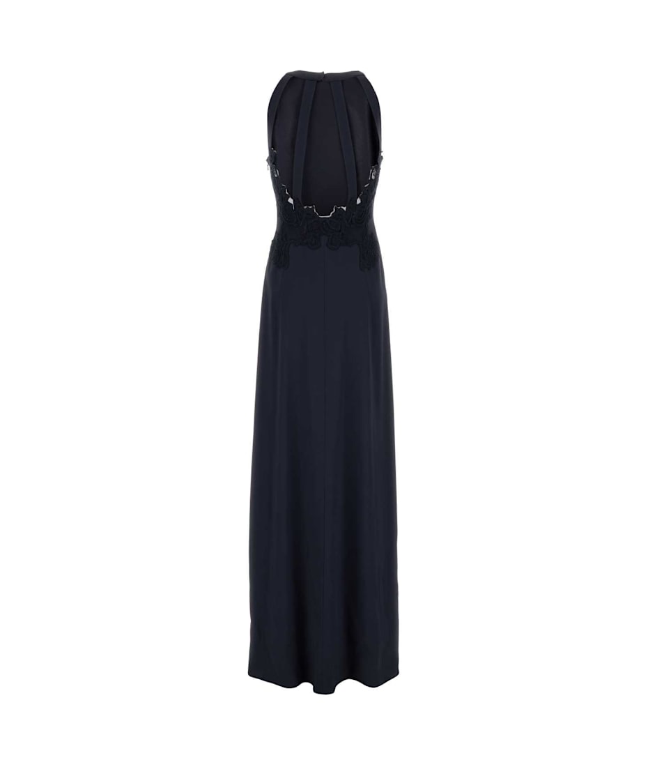 Alberta Ferretti Midnight Blue Stretch Acetate Blend Long Dress | italist,  ALWAYS LIKE A SALE