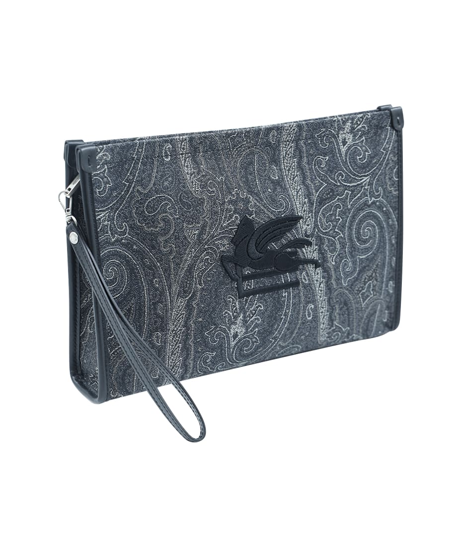新品タグ付き イタリア製  ETRO ボタニカル フラワー zipポーチ Etro Pochette | italist