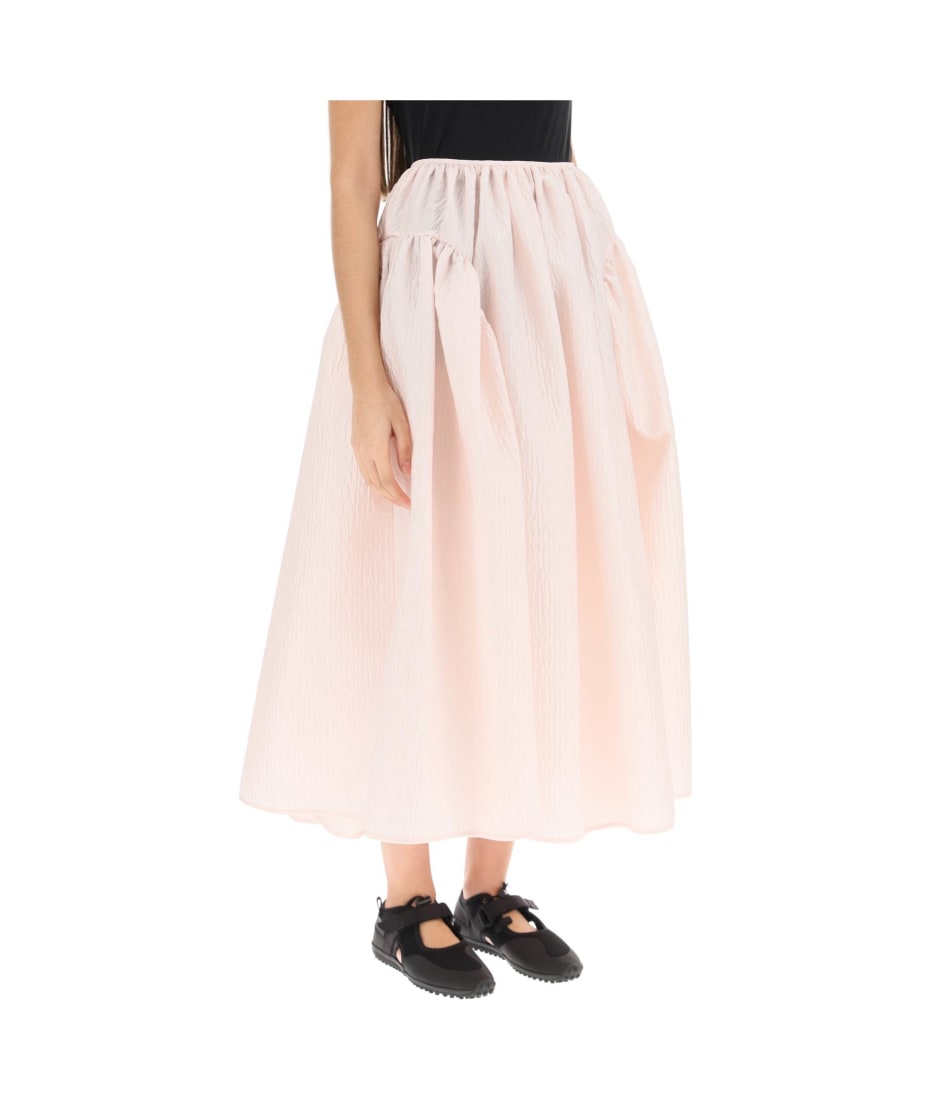 Cecilie Bahnsen 'fatou' Stria Matelassé Maxi Skirt | italist