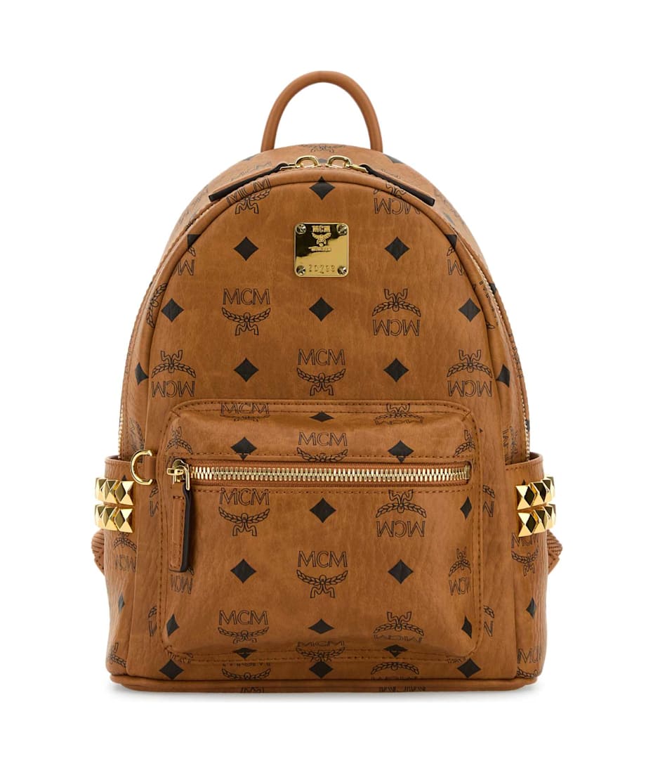 バックパック・リュック MCM PRINTED CANVAS SMALL STARK BACKPACK MCM Printed Canvas Mini Stark Backpack | italist