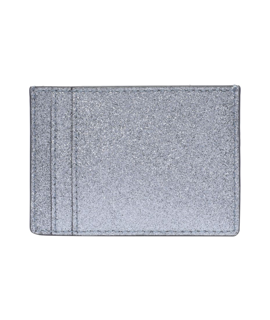 ◇MARC JACOBS◇ Glitter J Marc Card CaseBlack Marc Jacobs The Galactic Glitter J Marc Card Case | Neiman
