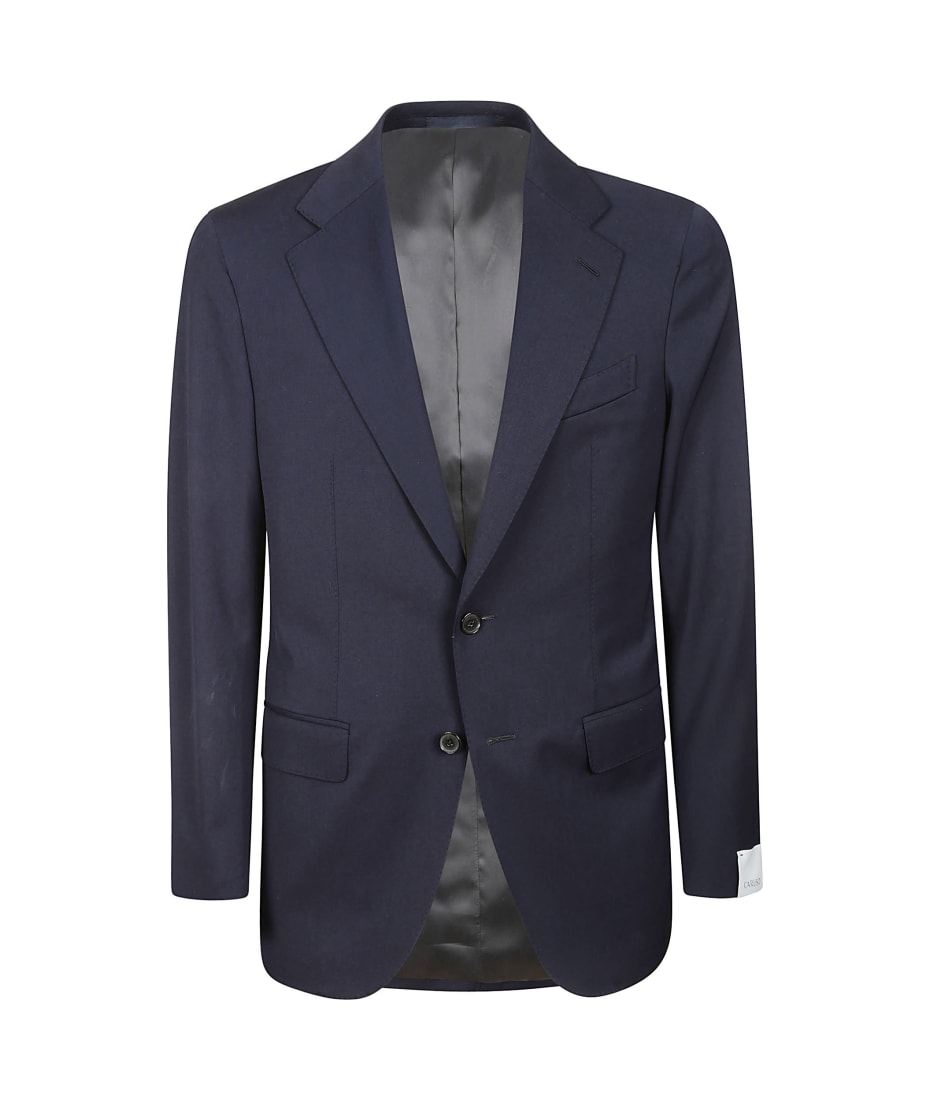 CARUSO ジャケットaida Caruso - Double-breasted Aida jacket in blue linen