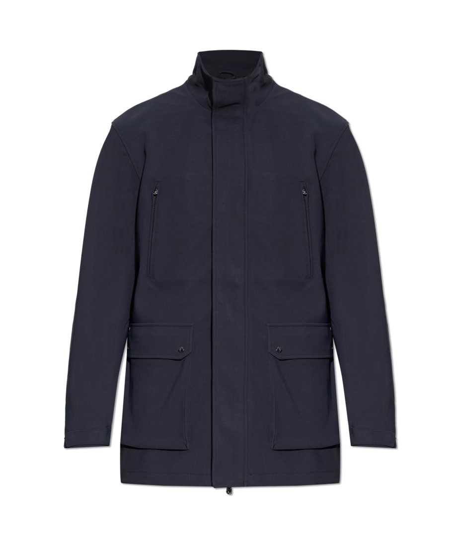 EMPORIO ARMANI カジュアルジャケット 38(S位) 4105124N0072 Emporio Armani Jacket With Stand-up Collar | italist, ALWAYS