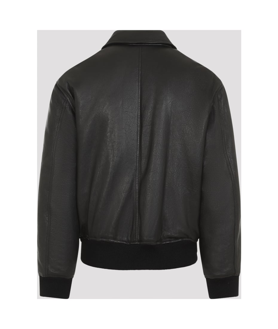 ジャケット Saint Laurent JACKET (517740Y404W 1000) Saint Laurent Oversized Bomber Jacket | italist