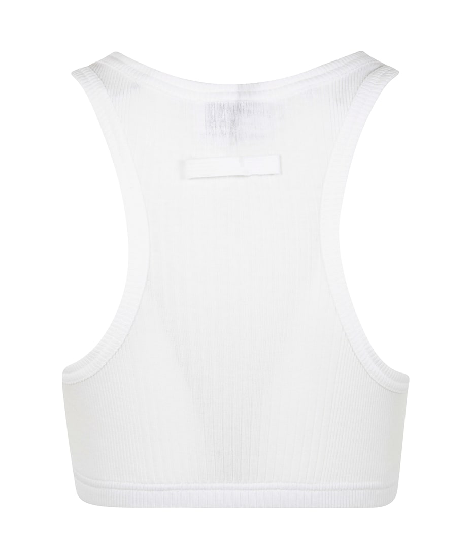 Jean Paul Gaultier Crop Tank Top With Overall Clipcrop Tank Top