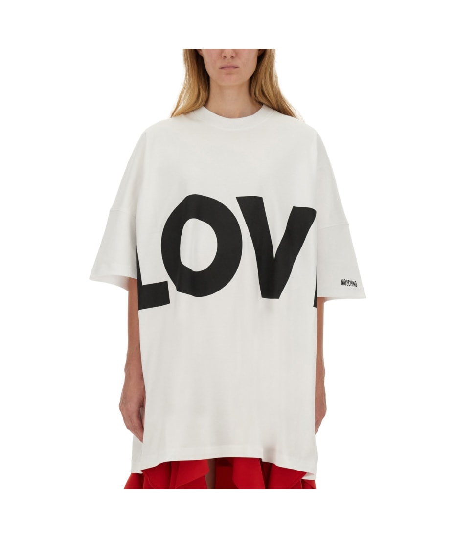 【送料&関税込】Moschino Love Cotton Interlock Dress Moschino Love Cotton Interlock Dress | italist