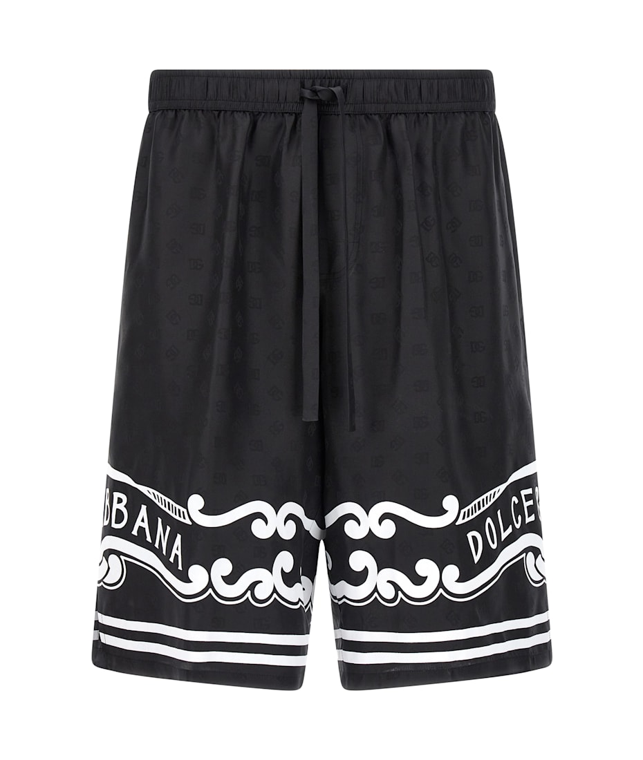【関税込み】dolce & gabbana BANDANA SILK BERMUDA SHORTS Dolce & Gabbana Bandana Silk Bermuda Shorts | italist