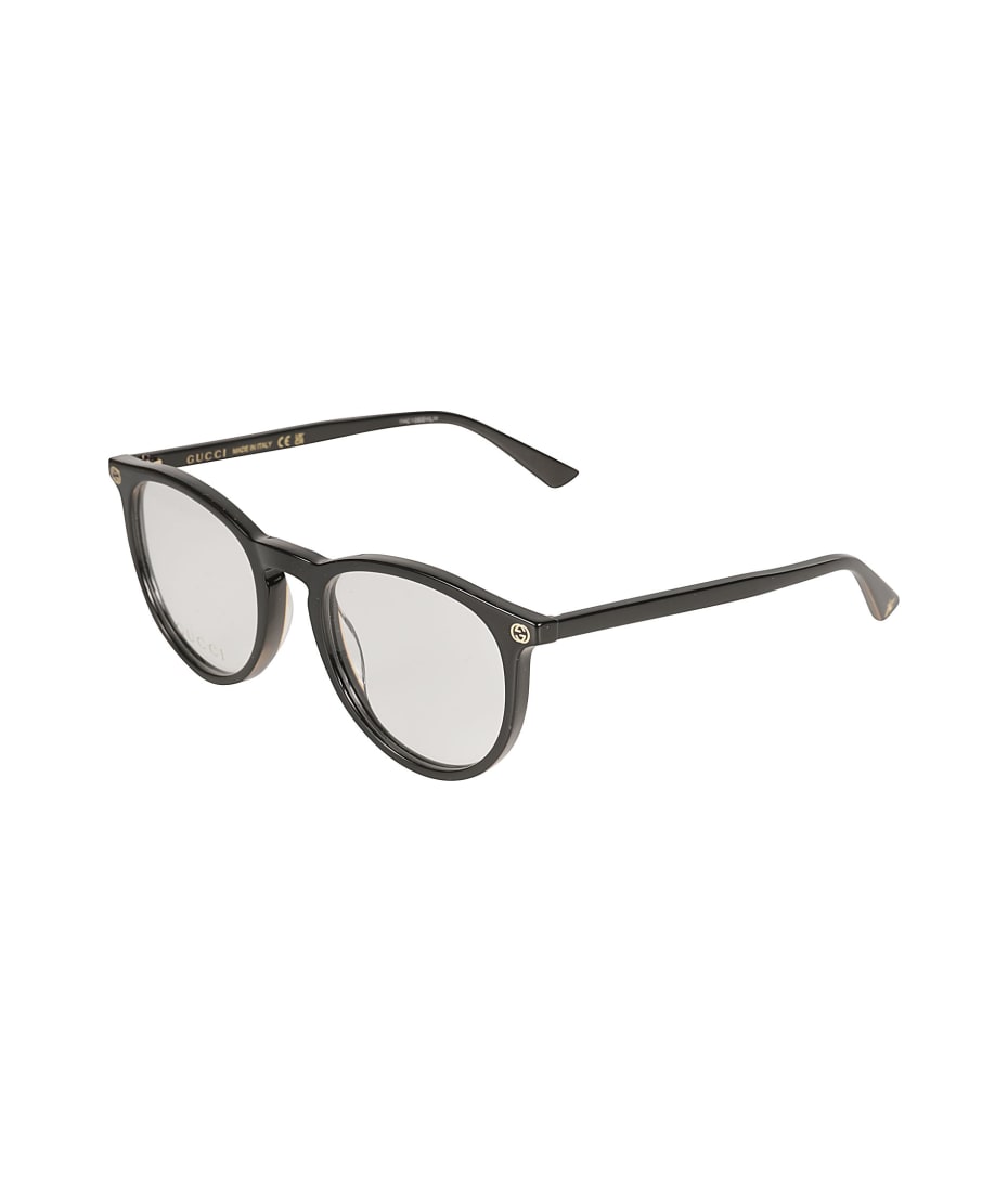 サングラス GUCCI Gucci - GG0027O-001 - black-black-transparent Gucci Gg0027o Eyeglasses In 001 Black Black Transparent - 37