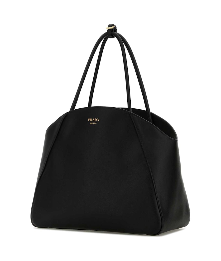 トートバッグ PRADA Black Leather Shopping Bag Prada Black Leather Shopping Bag | italist