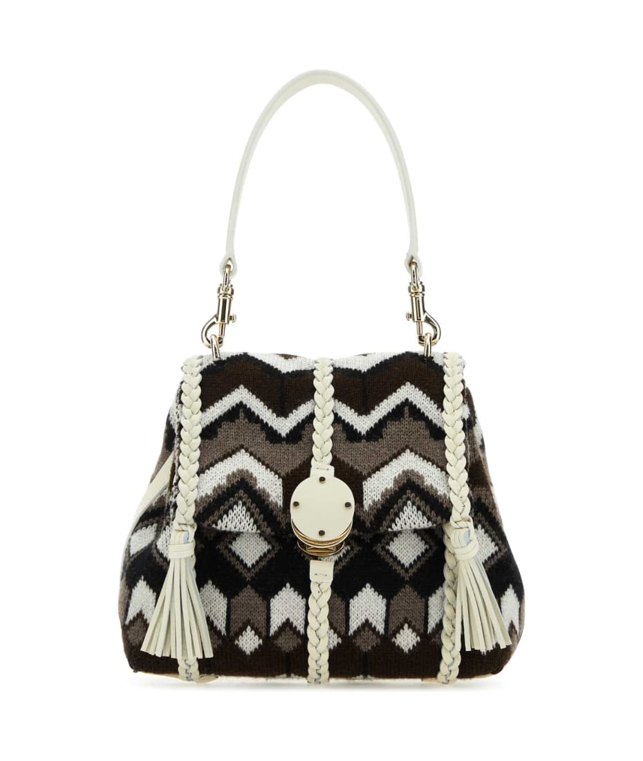 【関税&送料込】Chloe Embroidered Wool Small Penelope Handba Chloé Embroidered Wool Small Penelope Handbag | italist