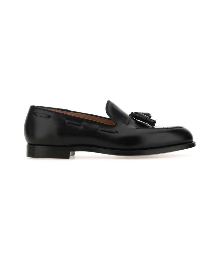 ドレスシューズ・革靴・ビジネスシューズ CROCKETT&JONES BLACK LEATHER CAVENDISH 2 LOAFERS Crockett & Jones Black Leather Cavendish 2 Loafers | italist
