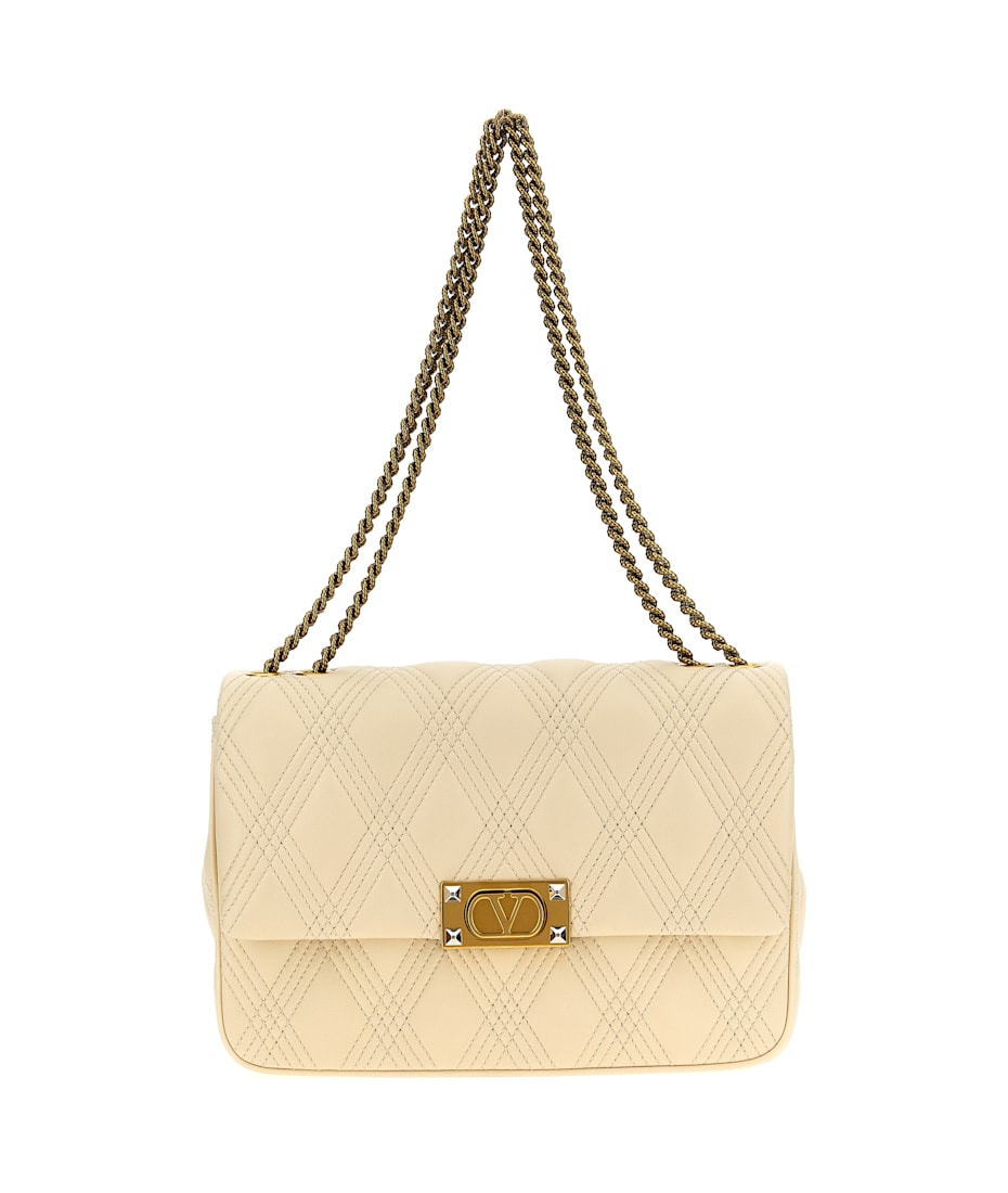 【関税込み】VALENTINO GARAVANI 'QUILTIE 67' SHOULDER BAG Quiltie 67 leather shoulder bag with Vlogo VALENTINO