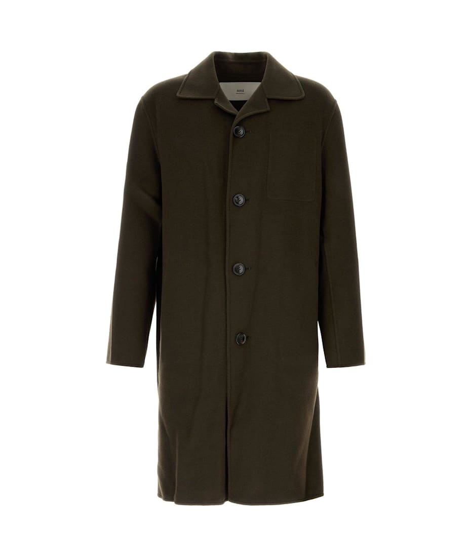 コート Ami Alexandre Mattiussi Paris Single Breaste Ami Alexandre Mattiussi Paris Single-breasted Coat | italist