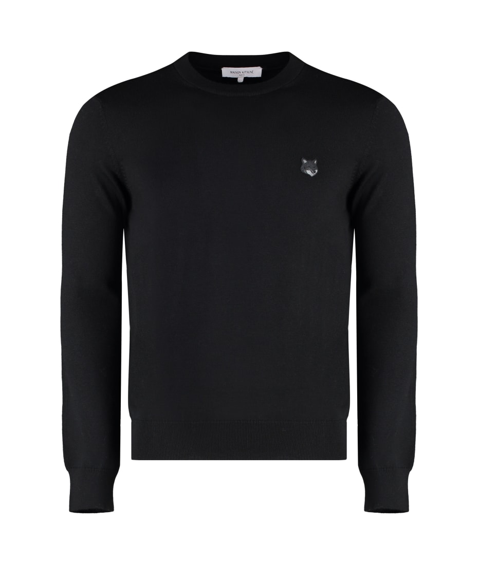 Maison Kitsuné Crew-neck Wool Sweater | italist