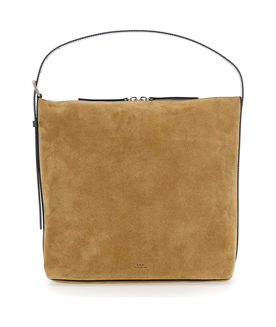 トートバッグ A.P.C. Beige Suede Vera Shoulder Bag Vera バッグ｜バッグ｜A.P.C. | アーペーセー日本公式オンライン