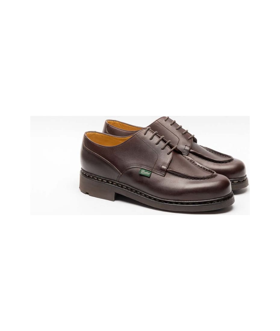 Paraboot Chambord Tex Brown Calf Derby Shoe | italist