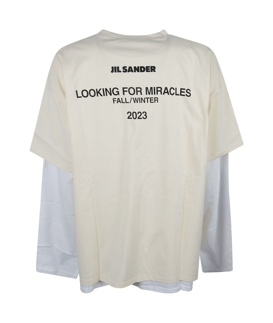 【JIL SANDER】BIGセール★MIRACLE Tシャツ Jil Sander Looking For Miracles T-shirt | italist