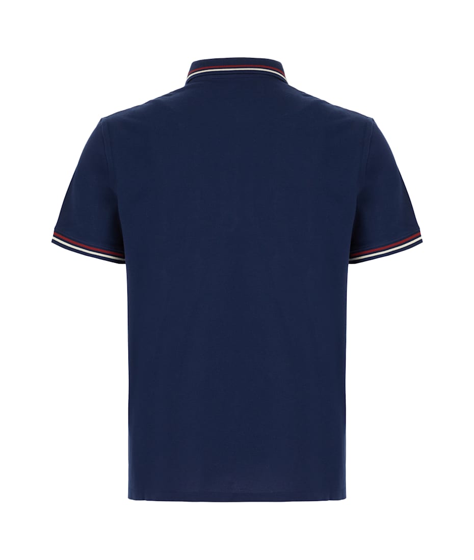 Tシャツ・カットソー VALENTINO GARAVANI Navy Blue Cotton Polo Shirt Valentino Garavani Midnight Blue Cotton Polo Shirt | italist