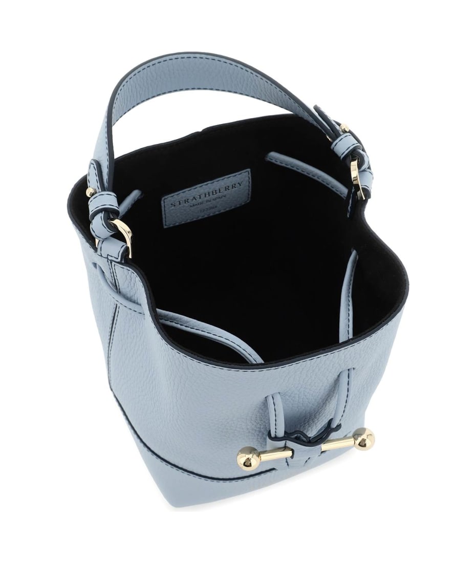 Strathberry - Women's 'Lana Osette' Bucket Bag - Blue - Leather