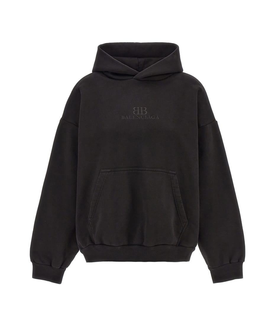Balenciaga Logo Embroidery Hoodie | italist