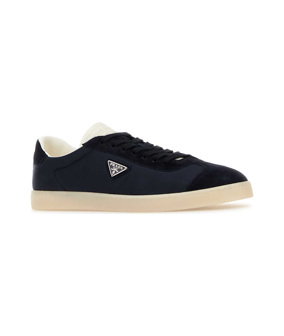 [PRADA] ミッドナイト ブルー ナイロン スニーカー Prada Midnight Blue Nylon Sneakers | italist